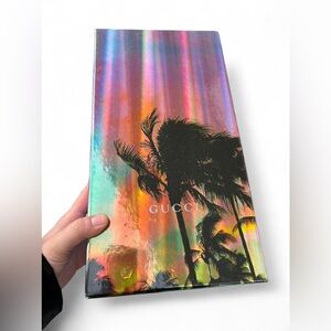 Gucci Iridescent Palm Tree Presentation empty Box - Multi-Color